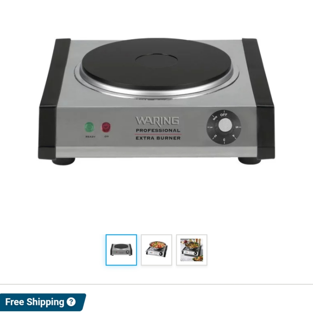 Single hot plate. New not used no tags